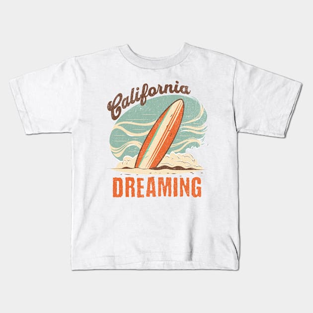 California Dreaming Kids T-Shirt by BankaiChu